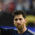 Messi, en un partido con Argentina en la Copa América que se celebró en EEUU.