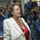 Rita Barberá reconoce su batacazo electoral ante sus compañeros de partido.
