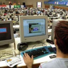 Imagen de una concentración de aficionados a la informática