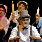 De izquierda a derecha, Loyola Garmendia, Manuel Romano, Kike Ochoa y, delante, Eduardo Errondosoro.