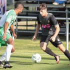 Juanto Ortuño se estrenó como goleador con la Deportiva el pasado domingo. JESÚS CRIADO