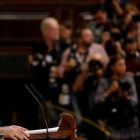 El presidente del Gobierno, Mariano Rajoy, en una reciente intervención en el Congreso.