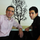 Jorge D. Cidón y Miguel Rodríguez en el Fast Food Cidón.