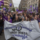 Huelga feminista el año pasado en Valencia.