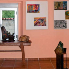 Parte de las obras expuestas en Ventosilla de la Tercia.