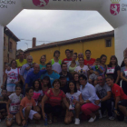 Varios participantes en la prueba atlética de Santas Martas