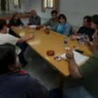 Miembros de la Asociación de Hosteleros en la reunión de ayer