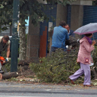 Efectos del temporal registrado en A Coruña en septiembre del 2006 como consecuencia del huracán  Gordon.