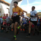 Salida de la carrera de trail en La Pola de Gordón. INTERVAL