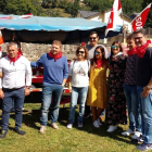 Los socialistas lacianiegos recuperaron ayer en Caboalles la tradicional Fiesta de la Rosa. ARAUJO