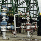 Pozo de petróleo en Siberia.