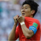 Heung-Min Son, durante el Mundial de Rusia. /