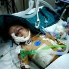 Un niño de seis años herido en el bombardeo a Bagdad fue trasladado ayer a un hospital de Kuwait