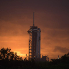 El cohete Falcon 9 de Space X lleva de nuevo astronautas a la Estación Internacional . NASA/BILL INGALLS HANDOUT