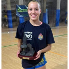 La leonesa Claudia García Estirado ya gana títulos en Tenerife. DL