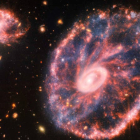 La potente mirada infrarroja del Webb ha logrado una instantánea detallada de Rueda de Carro. NASA /ESA /CSA /STSCI