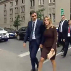 Begoña Gómez, esposa del jefe del Gobierno, Pedro Sánchez, tendrá una agenda propia durante su estancia en Nueva York acompañando a su marido, que incluye su asistencia a una recepción de Melania Trump a las cónyuges de líderes que asisten a la Asamblea G