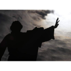 El Cristo del Gran Poder, la talla titular de la Cofradía del Gran Poder de León.