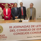 El presidente del Consejo Consultivo, Mario Amilivia, ayer, en las jornadas de letrados en Zamora.