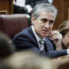 Ramón Jáuregui, durante una sesión plenaria en el Congreso.