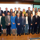 Foto de familia de los premiados ayer por El Mundo de Castilla y León. RUBÉN CACHO