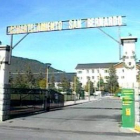 Puerta principal de entrada al acuartelamiento San Bernardo de Jaca (Huesca).