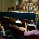 Un momento de la reunión del Consejo Político del PSOE de León