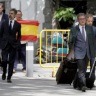 Jordi Pujol Ferrusola acude a declarar a la Audiencia Nacional el pasado martes, antes de ser enviado a prisión.