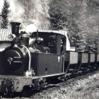 Una de las locomotoras de la línea. DL