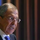 El ministro de Asuntos Exteriores ruso, Sergei Lavrov