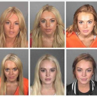 Fotos de las fichas policiales de Lindsay Lohan.