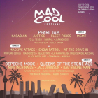 Cartel por días de Mad Cool Festival 2018.