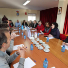 Susana Díez se reunió el 22 de enero en Brañuelas con los cargos socialistas en las cuencas. DL