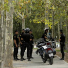 La Policía patrullaba en uno de los parques del distrito de Ciudad Lineal, en Madrid