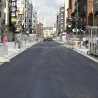 Las obras de remodelación de la avenida Ordoño II se encuentran en estos momentos en su última fase.