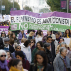 Manifestación del 25N, Día Internacional de la Eliminación de la Violencia contra la Mujer, convocada por el Foro de Madrid Contra la Violencia a las Mujeres.. JUAN CARLOS HIDALGO