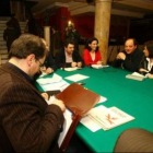 Una imagen de una de las reuniones del foro para la reforma de la Ley de la Comarca.