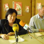 Ana Luisa Durán y Javier González, en la presentación de la feria