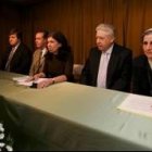 Los organizadores ayer en la presentación de las jornadas junto al concejal de Cultura -centro-