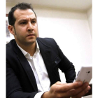 Santiago Mouriño, durante la entrevista de ayer.
