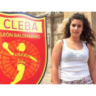 La pivote navarra del Cleba, Carmen Ocáriz