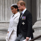 Megan Markle y el príncipe Henry. NAIL HALL