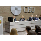 Cillero, durante su intervención en la San Pablo CEU. DL