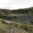 Terreno degradado por la actividad minera en el que se intervendrá en Fabero. L. DE LA MATA