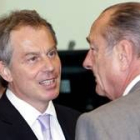 Las posturas encontradas del británico Blair y del francés Chirac centraron la cumbre europea