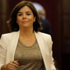 La exvicepresidenta del Gobierno Soraya Sáenz de Santamaría.