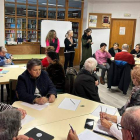 Primera sesión del taller de memoria de La Robla. DL
