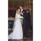 Los recién casados en la Catedral de León