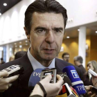 El ministro de Industria, José Manuel Soria, ayer, en Madrid.