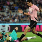 El delantero del Palermo prepara estos días la Copa América con su selección, Argentina.